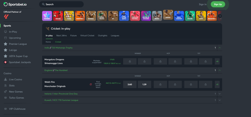 sportsbet.io review